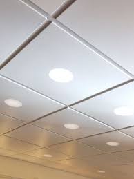 Installing recessed lighting was definitely a great idea! Types Of Ceiling Tiles Acoustical Ceiling Drop Ceiling Lighting Metal Ceiling Tiles