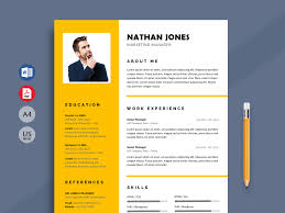 For a stylish but straightforward template, check out this cv template by thomas. Shout Modern Resume Template Word Format Resumekraft