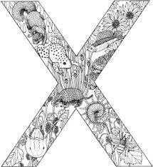 Let us consider what a name is. Letter X With Animals Coloring Page Coloriage Alphabet Coloriage Alphabet A Colorier