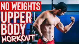 upper body workout with no weights
