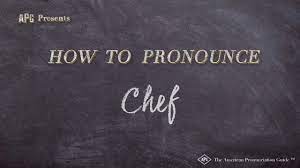 This video shows you how to pronounce chef in british english. How To Pronounce Chef Chef Pronunciation Youtube
