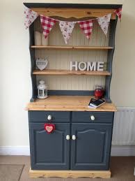 painted kitchen dresser love the raw