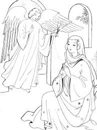 Annunciation Coloring Pages Sunday School Coloring Pages Bible Coloring Pages Catholic Coloring