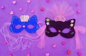 diy ハロウィンに プリンセスキャット 猫の仮面の作り方 lafary 仮装 手作り ハロウィン お面 ハロウィン 仮装 手作り