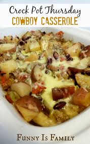 Crock Pot Cowboy Casserole Recipe Dinner Recipes Crockpot Recipes Cooker Recipes