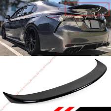 This lip spoiler is perfect if you want a subtle, understated performance look. For 18 2021 Toyota Camry Painted Glossy Black Duckbill Style Rear Trunk Spoiler Ebay