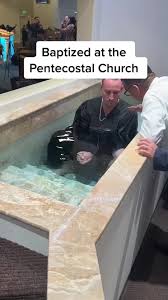 Baptized at the Pentecostal Church