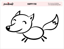 Deze Gratis Afdrukbare Fox Kleurplaten Zijn Perfect Voor Je Kleine Kit Leuke Spellen