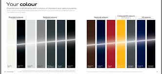 Audi Colour Chart British Automotive