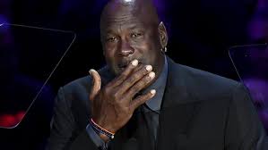 When michael jordan himself, sitting in the stands at the n.c.a.a. Michael Jordan Jokes About Becoming Crying Meme At Kobe Bryant Memorial