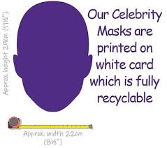 Kendrick Lamar (Beard) Celebrity Mask, Flat Card Face