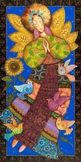 Pin By Kat Micklewright On Altered Art Mixed Media Angel Art Angel Painting Art