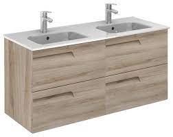 Drawer slides, also known as drawer glides or drawer runners, provide ease of opening of drawers for a variety of applications. Vitale 48 Inches Wall Mounted Modern Bathroom Vanity 2 Drawer Natural With Basin Contemporary Bathroom Vanities And Sink Consoles By Bath4life Houzz