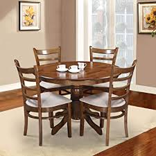 4.2 out of 5 stars. Royaloak Coco Dining Table Set With 4 Chairs Walnut Amazon In Furniture
