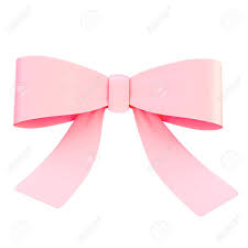 Decorational Light Pink Glossy Ribbon Bow Isolated Over White Stock Photo Picture And Royalty Free Image Image 28670392