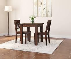 Induscraft Solid Wood Max Murano 2 Seater Dining Set In 2020 Dining Chairs Furniture Dining