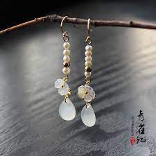 耳飾り1ペア 手作り フックピアス イヤリング ピアス 天然石 フックピアス 服手作り オリジナル ハンドメイド 華奢 ロングピアス彼女 プレゼント デート 小物 母の日 ギフト 耳飾り 天然石耳飾り 天然石アクセサリー spring sounds ピアス 彼女 プレゼント