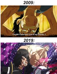 10 Years Where I Loved You The Most Manga One Piece 10 Years Challenge Shows How Far Luffy Has Come One Piece Comic One Piece Luffy One Piece