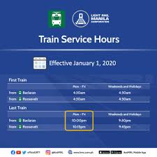 The mrt kajang line provides connectivity to other rail lines, as this would allow rail users to transfer from one rail service to another, allowing the reach of the rails services to expand even further through. Light Rail Manila Corporation On Twitter Reminder Lrt 1 Regular Train Service Schedule Ingat Po Sa Biyahe