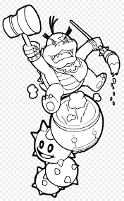 Bowser New Super Mario Bros Wii Malbuch Koopalings Png