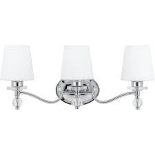 They came packaged really well and our electrician had no problem putting them. Bellevue Mvbf4536pc Polished Chrome Darke 3 Light 23 Wide Bathroom Vanity Light Lightingshowplace Com
