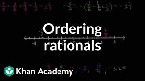 By amy carlon, jill norris, et al. Ordering Rational Numbers Video Khan Academy