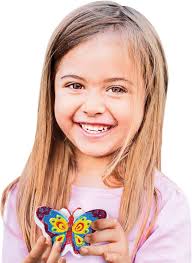 Lena 42707 Plaster Casting Set, Glitter Butterflies, Creative Set for  Children from 8 Years for Self-Casting of Charming Butterflies, with  Plaster, ...