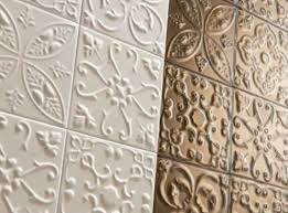Shop from the world's largest selection and best deals for decorative screening panels. Ceramic Porcelain Tile That Looks Like Decorative Tin Sydney Pressed Metal Look Tiles Sydney Feature Wal Feature Tiles Tin Tile Backsplash Kitchen Wall Tiles