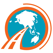 Mountain road logo template design element with silhouette style. News And Activities Asia And Pacific Road Safety Observatory Aprso