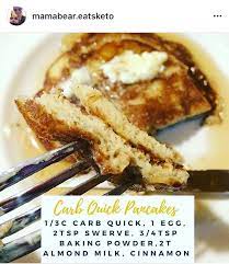 Carbquik Pancakes Carbquik Recipes Low Carb Keto Recipes Low Carb Breakfast