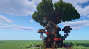 Dark Oak Tree House : R/Minecraft