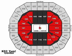 44 credible yum center louisville kentucky seating chart