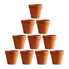 10pcs Mini Terracotta Pot Clay Ceramic Pottery Planter Cactus Flower Pots Succulent Nursery Pots For Plants Crafts 3x3cm Walmart Com Walmart Com