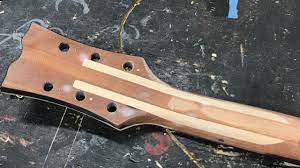 Headstock Repair On A Dean Les Paul Copy - Guitar Repair - Youtube