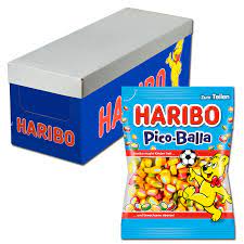 Fruit gummies and sweets, red and green, lemon and strawberry. Haribo Pico Balla Fruchtgummi 18 Beutel Je 175g Sweets Online Com