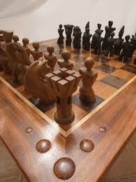 Beautiful Chess Set In Wood Chess Board Wood Chess Chess Game