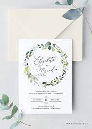 Editable Wedding Invitation Template Floral Blush Pink Etsy In 2020 Wedding Invitation Templates Wedding Invitations Printable Templates Wedding Invitations