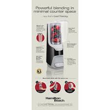 Our company's most famous brands—hamilton beach®, eclectrics®, proctor silex® and trueair®—are found in households across america, canada and mexico. Hamilton Beach Power Blender 20 Oz Blender With Sound Shield For Quieter Blending 53620