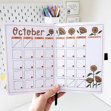 Plan With Me My October 2019 Bullet Journal Setup In 2020 Bullet Journal Bullet Journal October Bullet Journal Mood