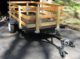 Folding Utility Trailers Trailer Kits Parts And Accessories Redtrailers Com Utility Trailer Utility Trailer Accessories 4x8 Utility Trailer