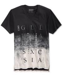 Guess Men S Graphic Print T Shirt 29 99 A V Neckline And Stylish Graphic Make This T Shirt From Guess An On P Mens Tshirts Shirt Print Design Mens Tee Shirts