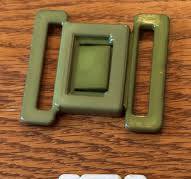 2 Vintage New on Card Plastic Buckles 2 Pc Interlocking Perfect for Repairs  or Sewing and Craft Projects