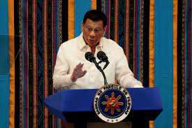 Philippine president rodrigo duterte has threatened to jail people who refuse to be vaccinated against the coronavirus as his country battles one of asia's worst outbreaks, with more than 1.3. Philippines Duterte Stops Mining On Devastated Southern Island Reuters
