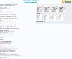 Chord Fem In A Black Leather Jacket Pansy Division Tab Song Lyric Sheet Guitar Ukulele Chords Vip