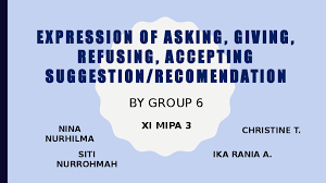 Contoh percakapan offering something i waiter. Ppt Ppt Bing Asking Giving Suggestion Nina Nurhilma Academia Edu