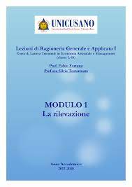 Riassunti teorici e pratici di ragioneria generale ed applicata per una comprensione a 360 gradi. Modulo 01 Lezioni Di Ragioneria Generale E Applicata I Lezioni Di Ragioneria Studocu