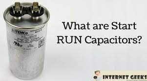 How identify run and start capacitor what is this capacitor which type where use and compressor capacitor how many mfd use. What Are Start Run Capacitors Internet Geeks