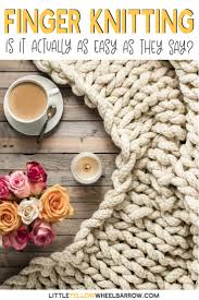 Finger knitting is so simple, that the kids picked it up right away. How To Make A Cozy Finger Knit Blanket In Two Hours