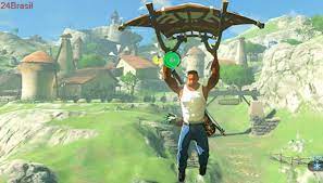 colocaram o cj de gta san andreas em zelda breath of the wild no pc breath of the wild san andreas legend of zelda