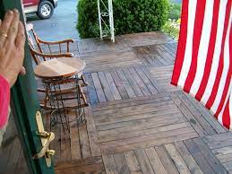 When We Bought This House It Was Move In Ready Everything Was In Working Order But There Were Many Things About Thi Pallet Porch Easy Patio Patio Flooring
